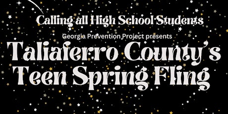 Taliaferro County's Teen Spring Fling