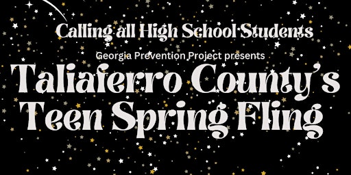 Imagem principal do evento Taliaferro County's Teen Spring Fling