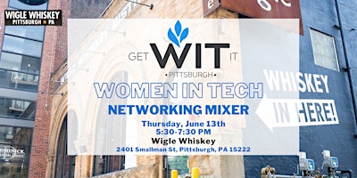 Imagem principal do evento Pittsburgh getWITit Networking Mixer