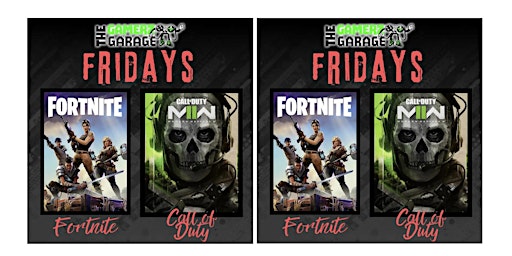 Imagem principal do evento Fortnite & Call of Duty Fridays at The Gamerz Garage