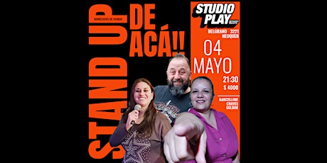 Stand Up, de Acá!! en Studio Play Neuquén