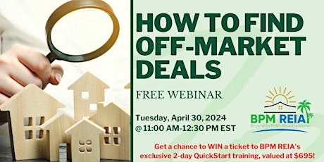 How to Find Off-Market Deals