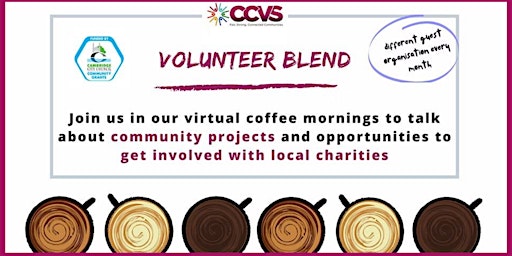 VOLUNTEER BLEND: virtual coffee morning to talk about volunteering primary image