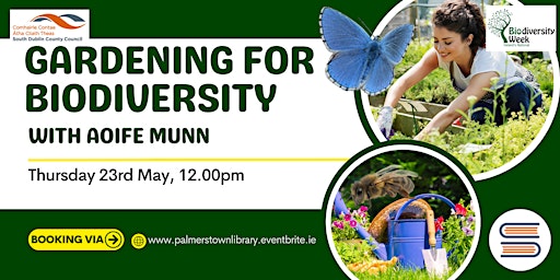 Imagem principal do evento Gardening for Biodiversity with Aoife Munn