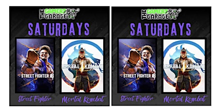 Street Fighter & Mortal Kombat Saturdays at The Gamerz Garage