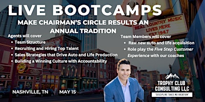 Immagine principale di Trophy Club Bootcamp: Make Chairman's Circle an Annual Tradition- Nashville 