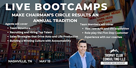 Trophy Club Bootcamp: Make Chairman's Circle an Annual Tradition- Nashville