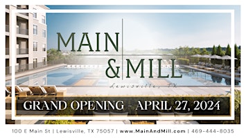 Grand Opening @ Main & Mill w/ PRIZE GIVEAWAYS primary image