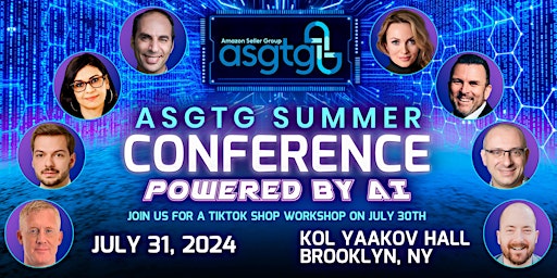 ASGTG Powered By AI. Summer Amazon Sellers Event E-commerce. Ed Rosenberg primary image