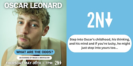 Imagem principal de Oscar Leonard: 'What are the Odds?' - An evening of magic and mentalism.