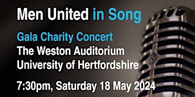Men United in Song: A Gala Benefit Concert for Prostate Cancer UK primary image