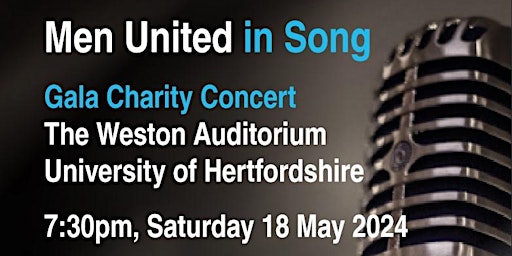 Men United in Song: A Gala Benefit Concert for Prostate Cancer UK primary image