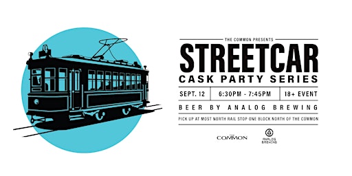 Blind Enthusiasm & Analog - Cask Beer Streetcar Sept 12 - 615 PM primary image
