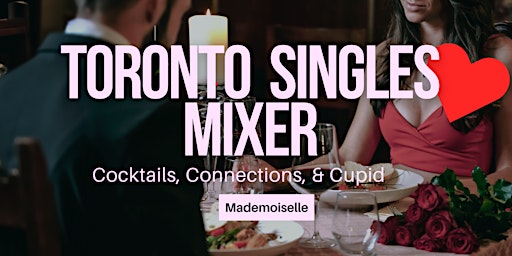 Immagine principale di Toronto Singles Mixer for Professionals @ Mademoiselle 25+ 