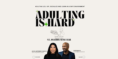 ADULTING 101: Sip, Socialize and Learn in a Safe Environment!  primärbild