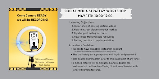 SOCIAL MEDIA STRATEGY AND WORKSHOP primary image