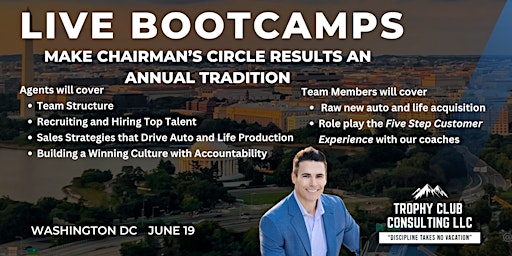 Imagem principal de Trophy Club Bootcamp: Make Chairman's Circle an Annual Tradition- DC