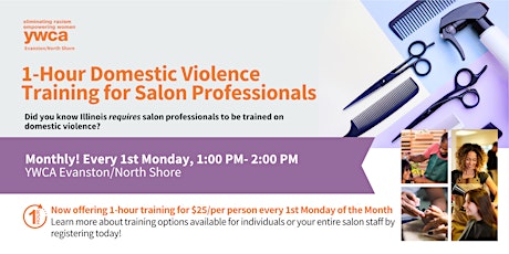 1-Hour Domestic Violence Training for Salon Professionals at YWCA