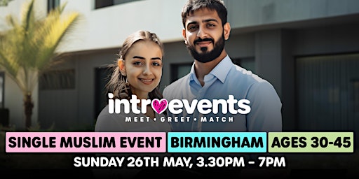 Muslim Marriage Events Birmingham for Ages 30-45  primärbild