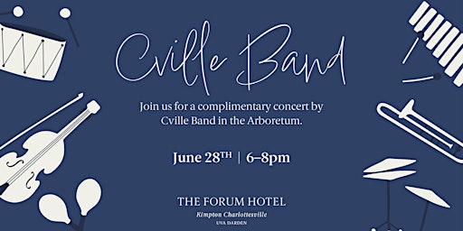 Cville Band in Kimpton The Forum Hotel Arboretum primary image