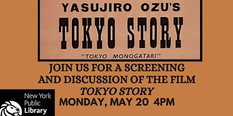 Film + Article: Tokyo Story + Space and Narrative in Tokyo Story