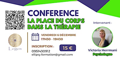 Hauptbild für Conférence - La place du corps dans la thérapie