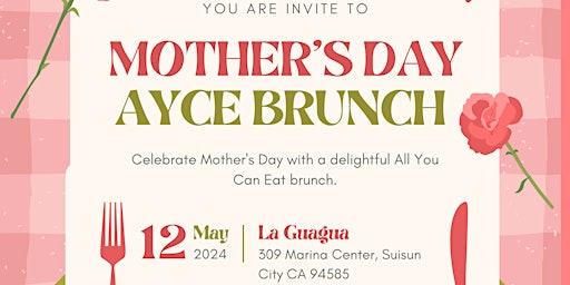 AYCE Mother's Day Brunch @La Guagua  * 11 AM* primary image
