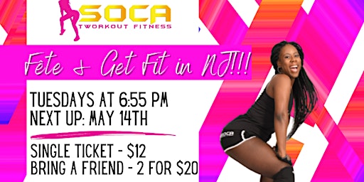 Soca Tworkout Fitness: Fête and Get Fit in Maplewood, NJ!!! primary image