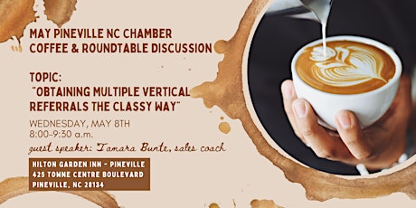 May Pineville Chamber NC Coffee & Roundtable