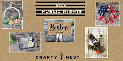 Imagen principal de May 16th Public Night at The Crafty Nest