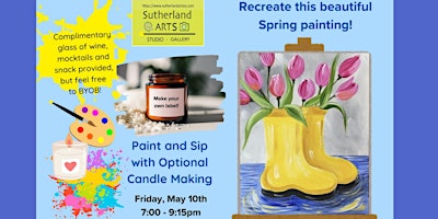 Paint Night and Candle Making primary image