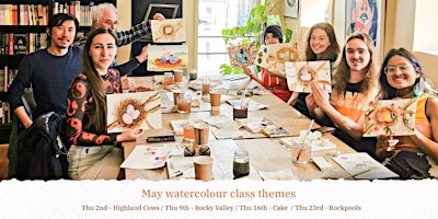 Waterstones Art Class - Paint Nature in Watercolour (Thursday drop-in) primary image
