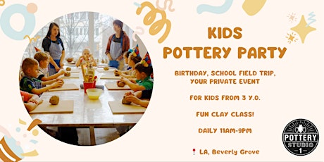 Kids' Pottery Party