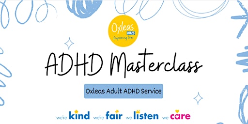Adult ADHD Service- Masterclass primary image