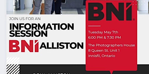 Imagem principal do evento BNI Alliston Information Session