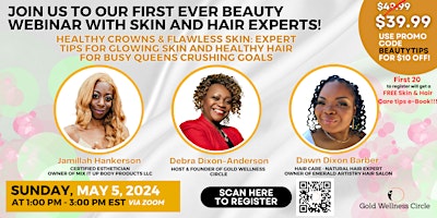 Hauptbild für Beauty Webinar - Healthy Crowns and Flawless Skin