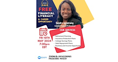 Free Financial Literacy and Career Opportunity primary image