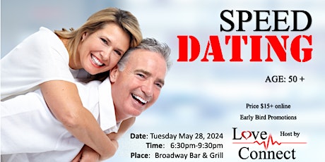 Speed Dating in ORLEANS OTTAWA   | AGE 50+ | Host By Love Connect