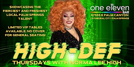 HIGH-DEF with NORMA LEE HIGH