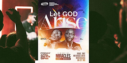 LET GOD ARISE | A Night of Miracles, Signs & Wonders  primärbild
