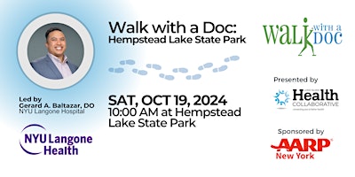 Imagem principal do evento Walk with a Doc: Hempstead Lake State Park