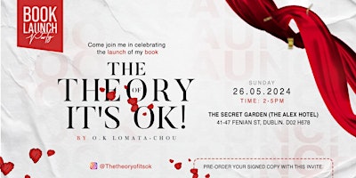 BOOK LAUNCH PARTY! The Theory of It's OK! primary image