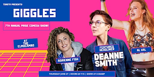 GIGGLES: TORONTO PRIDE COMEDY SHOW (new venue for 2024)! primary image