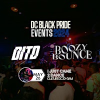 Imagem principal do evento DC BLACK PRIDE DITD & BOOZY BOUNCE