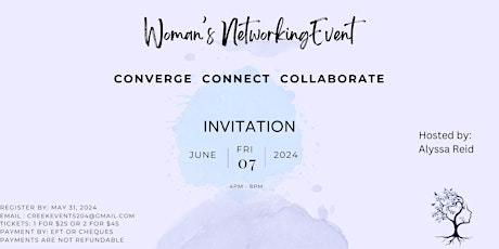 Primaire afbeelding van Woman's Networking Event