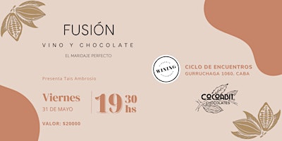 Imagem principal do evento Fusión Vino y Chocolate