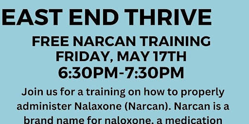Imagem principal do evento Narcan Training