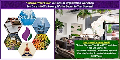 Primaire afbeelding van Discover Your Flow Wellness & Organization Workshop