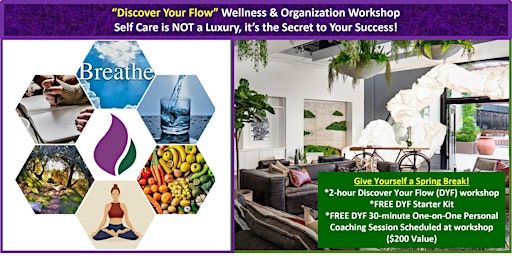 Imagem principal do evento Perfect Gift for Mom - Discover Your Flow Wellness & Organization Workshop