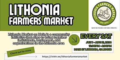 Lithonia Farners Market - Outdoor Pop Up Shop (Vendors Needed)  primärbild